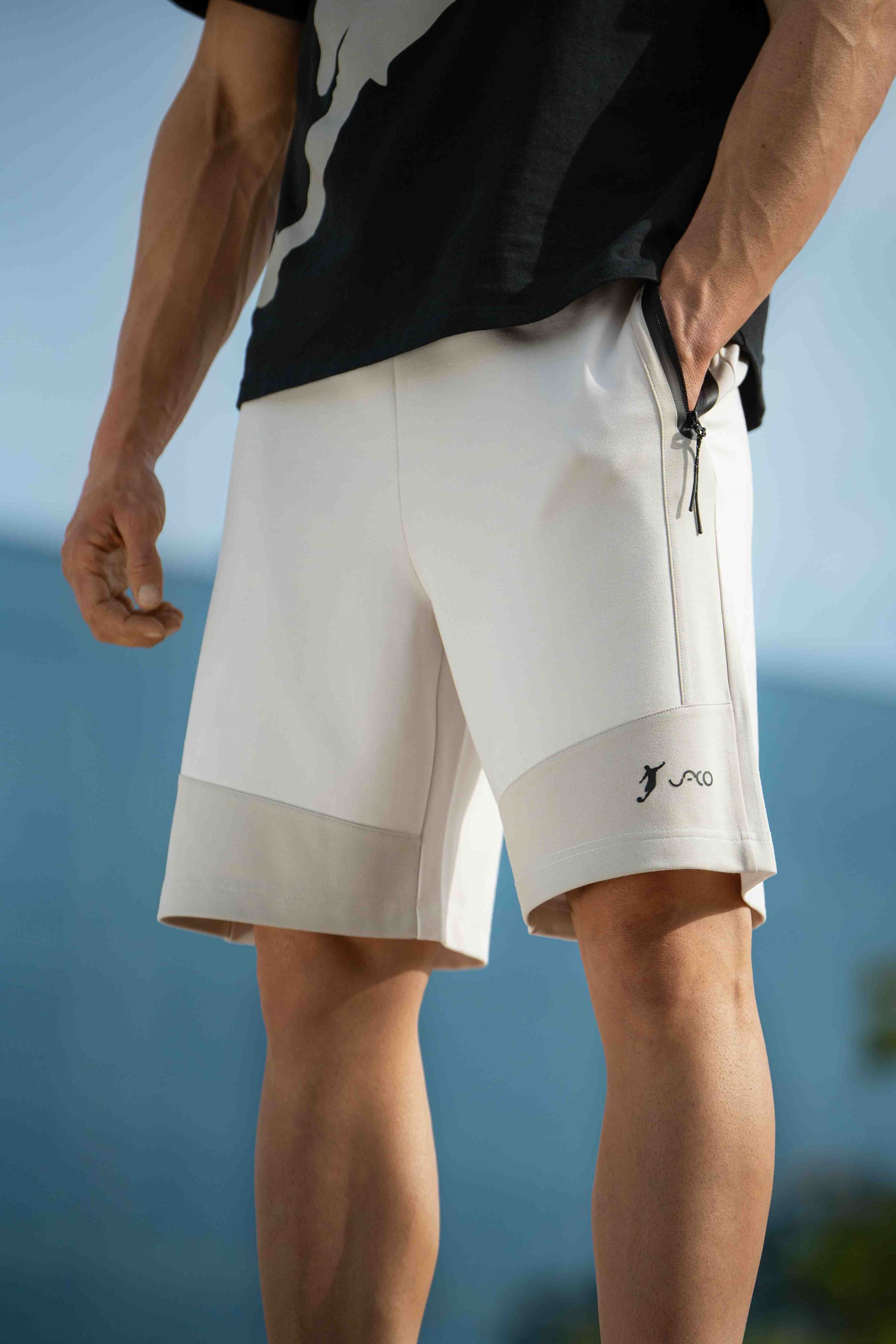 Pantalón corto FlexTech Bicolor Beige