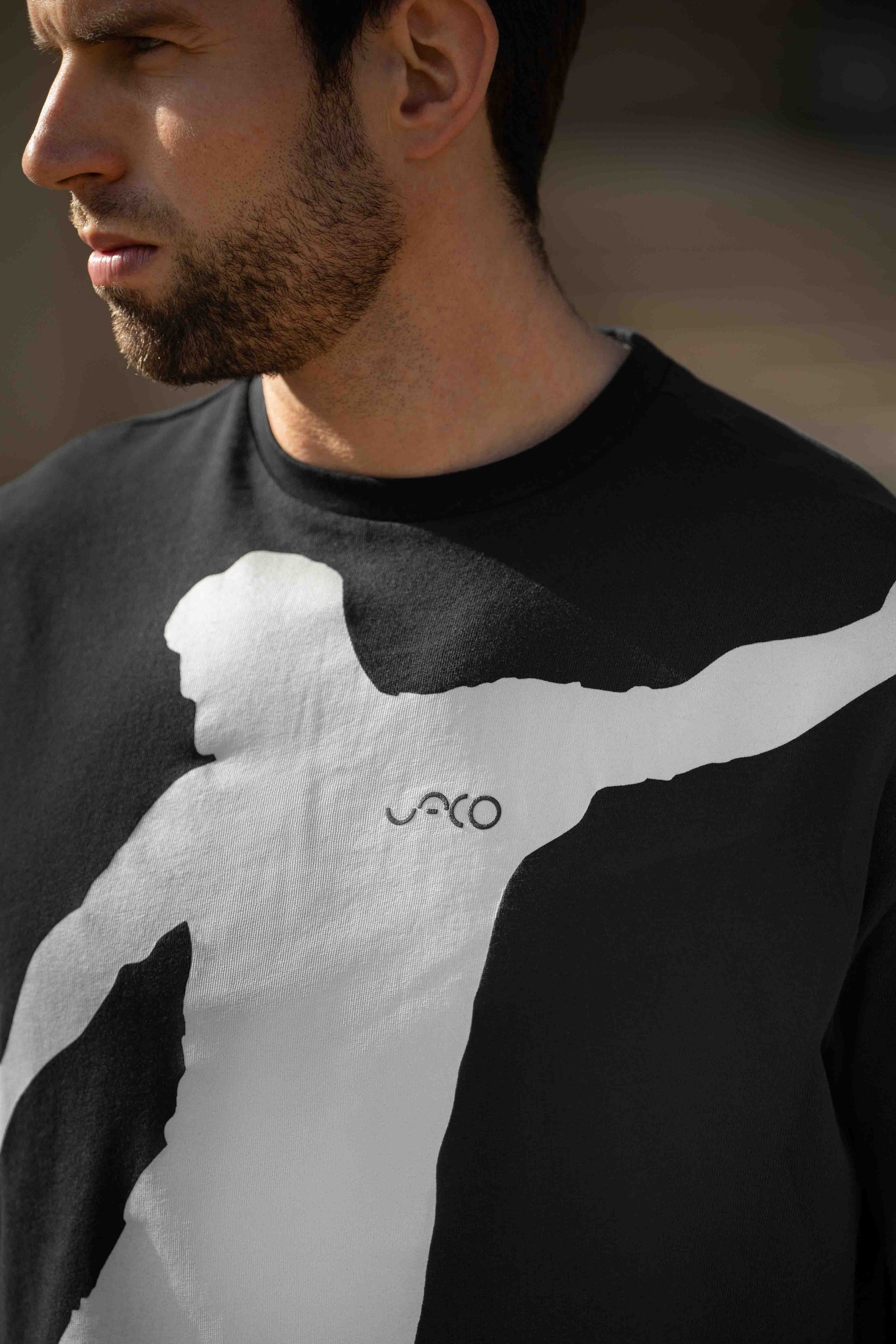 Camiseta Logo Uaco Negra