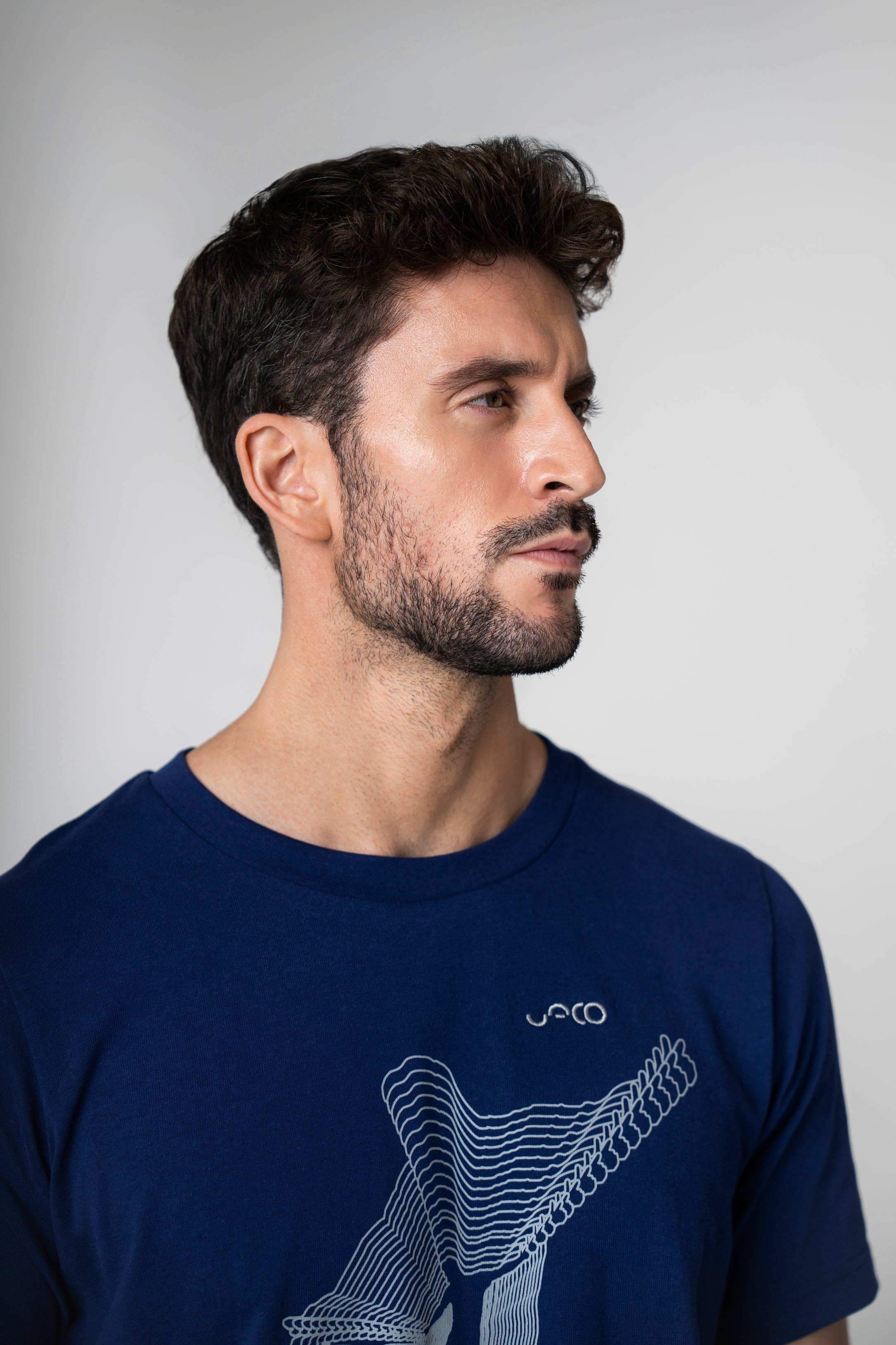 Collection of Camiseta Focus UACO marino in a gallery layout