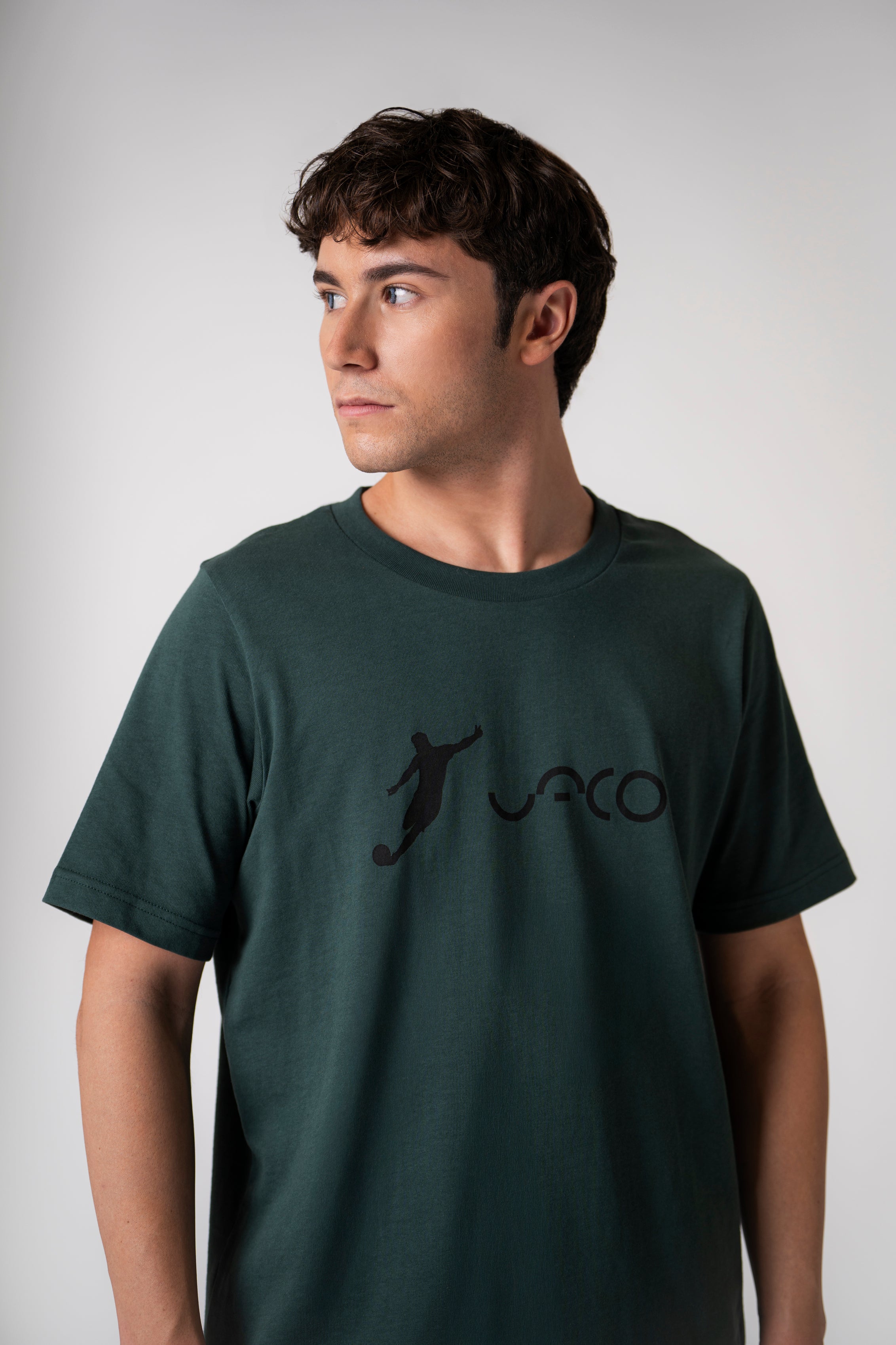 Collection of Icon UACO khaki T-shirt in a gallery layout